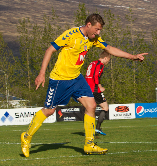David Disztl skoraði sigurmarkið.