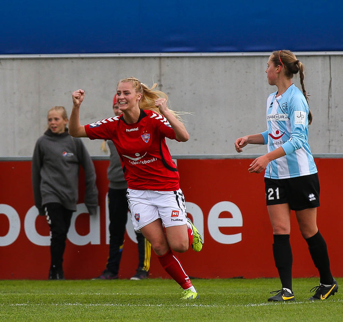 Svava Rós kom Blikum á bragðið í dag