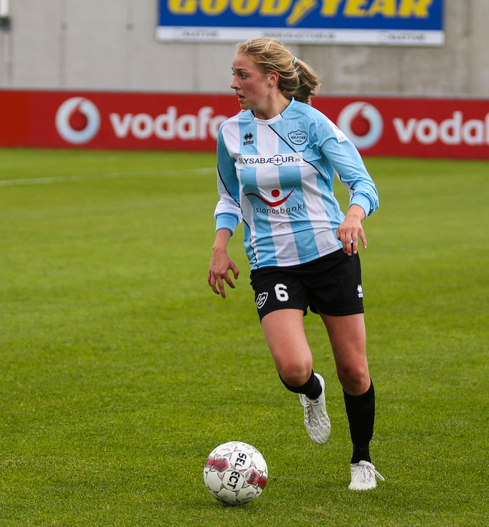 Hrafnhildur Hauksdóttir var valin í landsliðið í vetur.