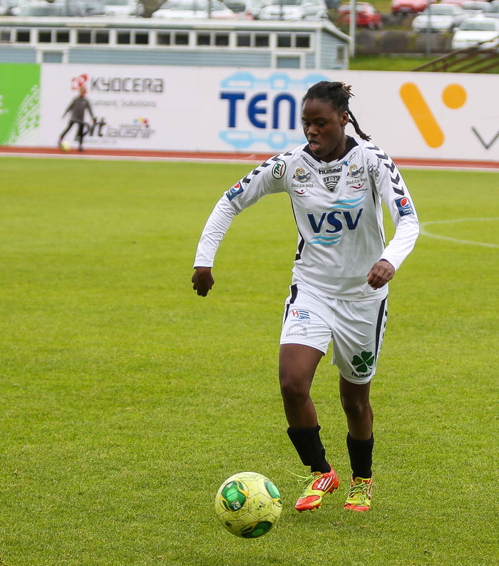 Shaneka Gordon hefur verið frá keppni undanfarið vegna meiðsla.