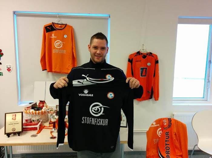 Andri Steinn Birgisson er spilandi þjálfari hjá Þrótti Vogum.