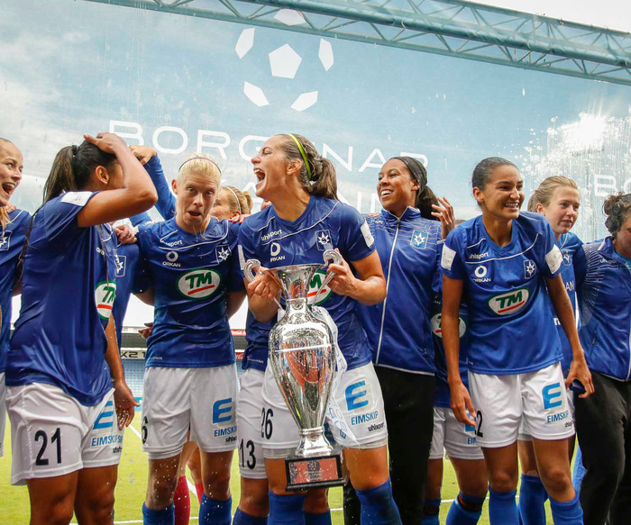 Stjarnan varð bikarmeistari í fyrra.