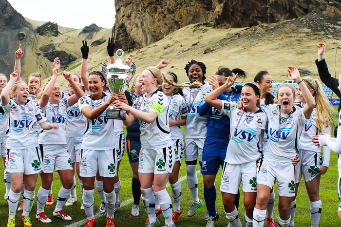 ÍBV vann Lengjubikarinn á dögunum.