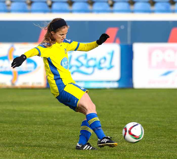 Anna Þórunn átti flottan leik í 1-0 sigri gegn KR.
