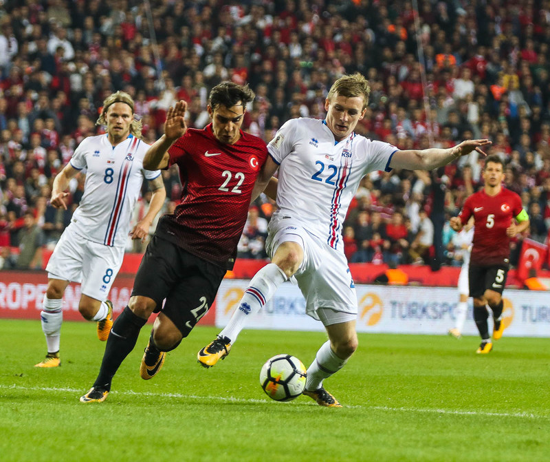 Myndaveisla frá frábærum sigri Íslands í Tyrklandi