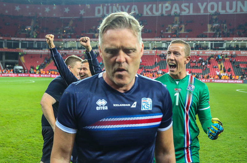 Myndaveisla frá frábærum sigri Íslands í Tyrklandi