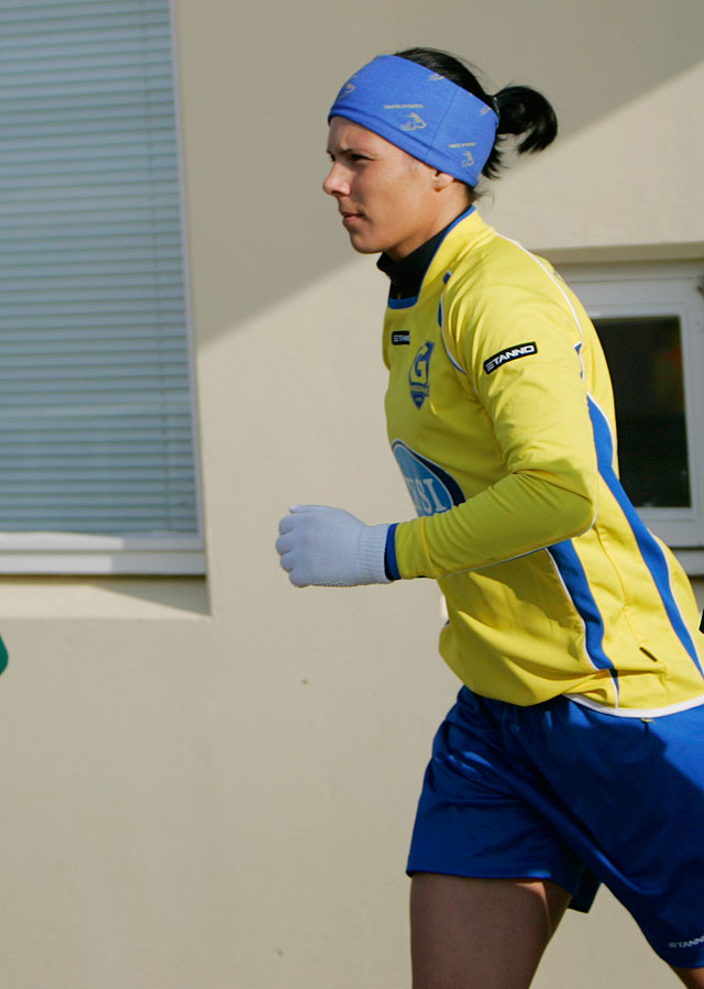 Fyrir leik með Grindavík í sumar