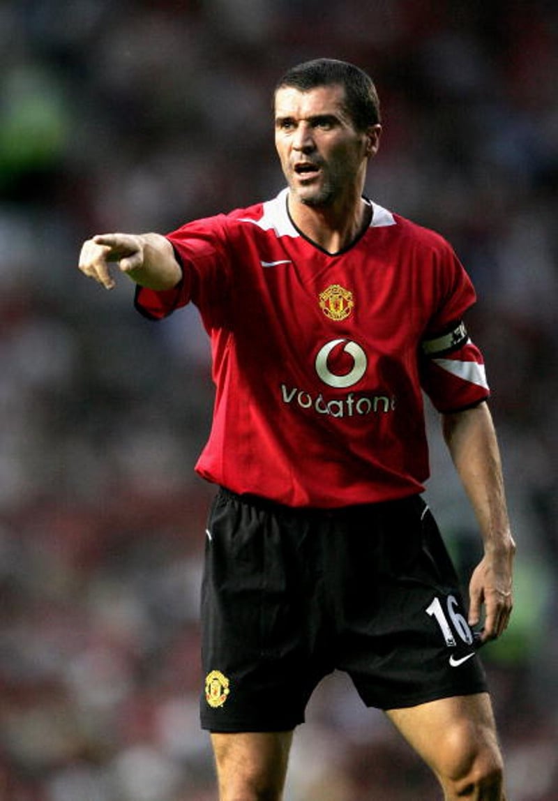 Roy Keane vann fjölmarga titla með Manchester United.