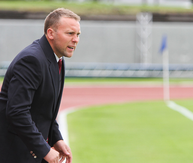 Gunnar Borgþórsson þjálfari Selfoss.