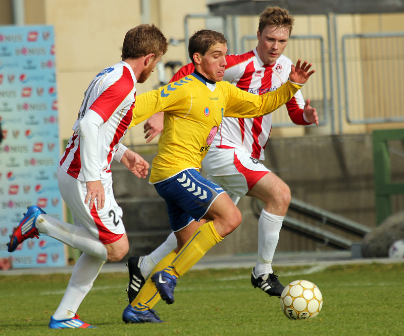 Í leik með Fjölni sumarið 2012.