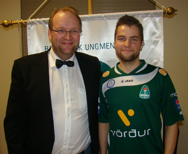 Guðjón Lýðsson í búningi Breiðabliks.