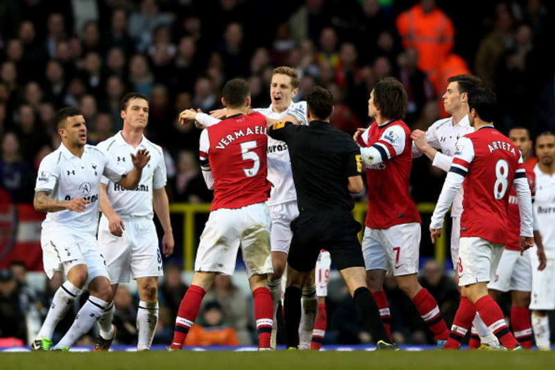 Mynd úr leik Tottenham og Arsenal árið 2013.
