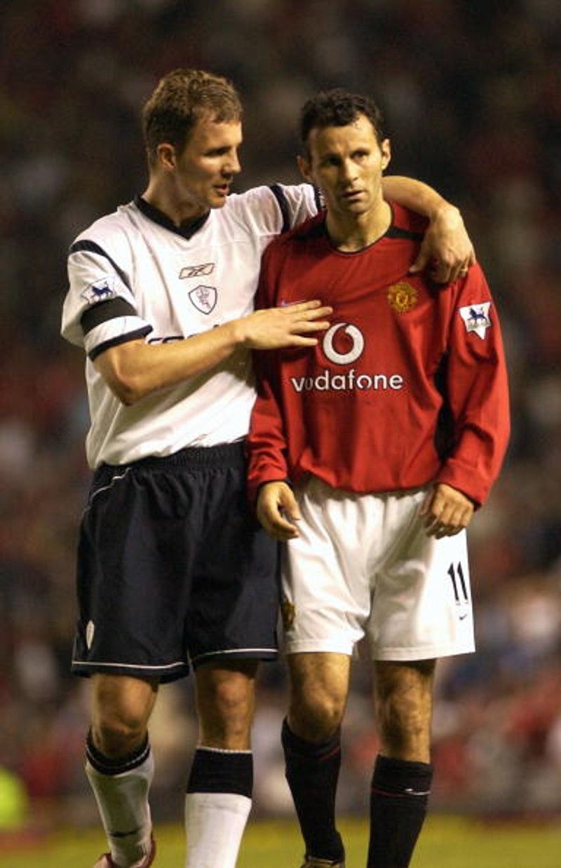Guðni og Ryan Giggs á góðum degi.