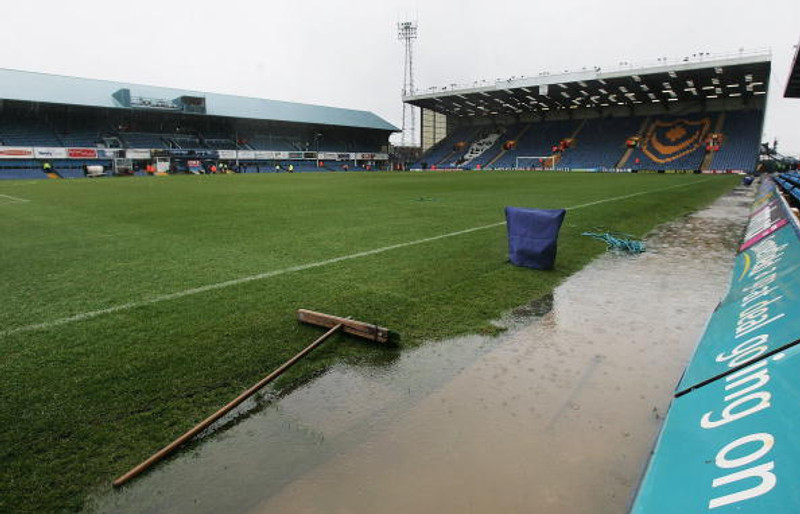 Það er uppselt á Fratton Park.