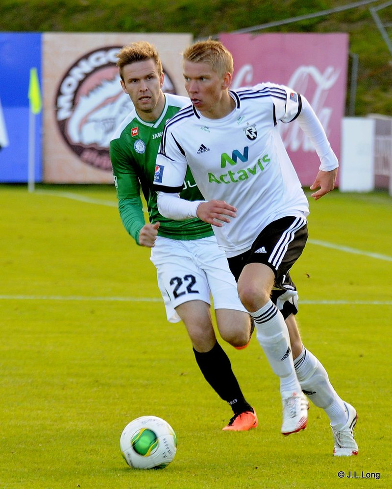 Kristján í leik með FH gegn Blikum síðasta sumar