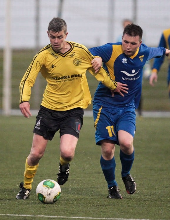 Arilíus í leik með Ægi í 2. deildinni fyrir nokkrum árum.