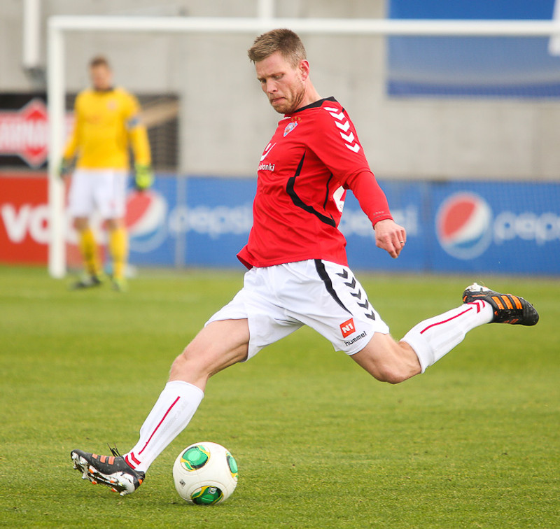 Bjarni Ólafur lagði upp fyrsta mark leiksins á glæsilegan hátt.
