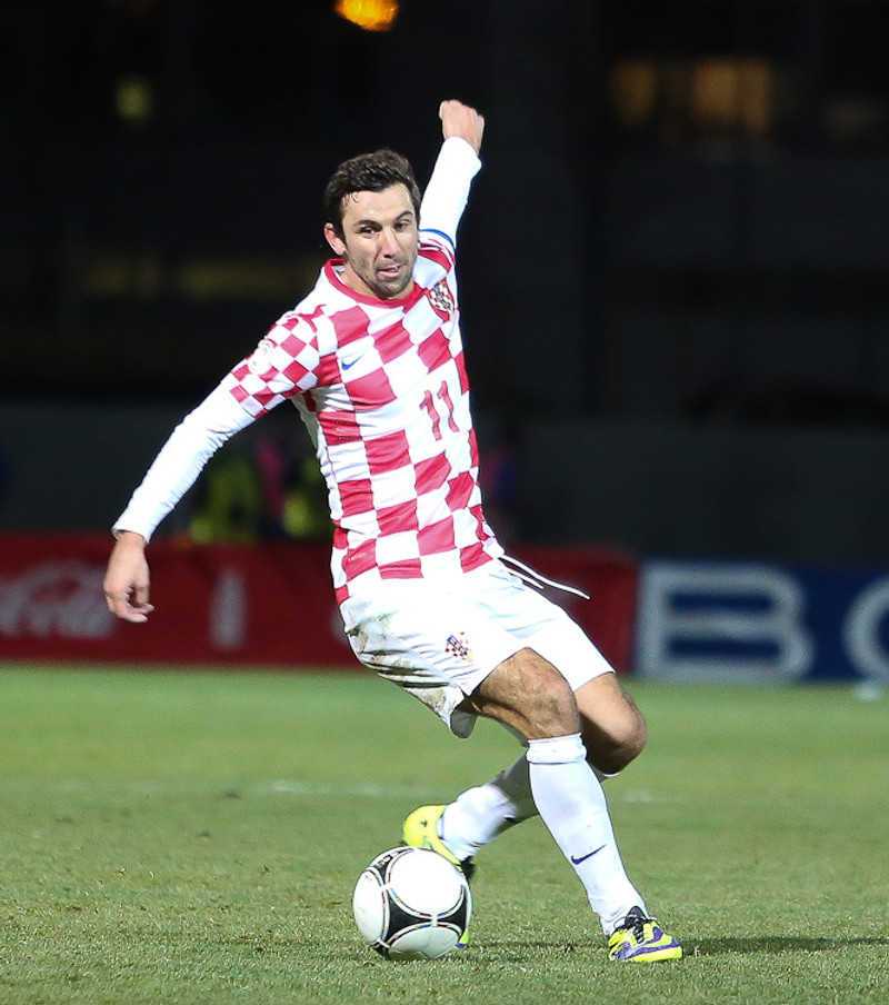 Darijo Srna, fyrirliði Króatíu, var einn af þeim sem áttu að hafa fengið sér bjór
