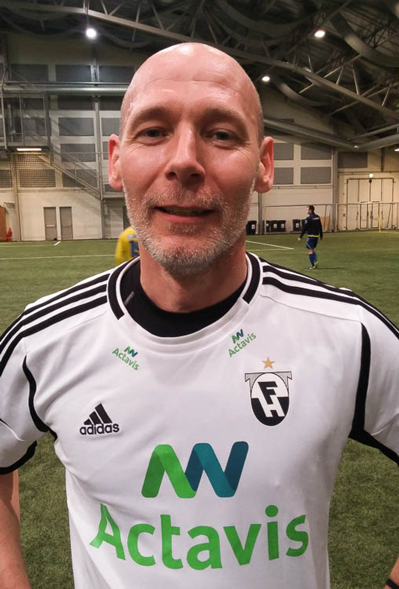 Fyrsti leikur Kristjáns með FH var sem framherji.