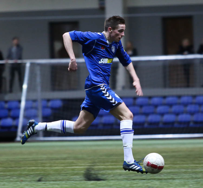 Viktor Smári Segatta skoraði fimm.