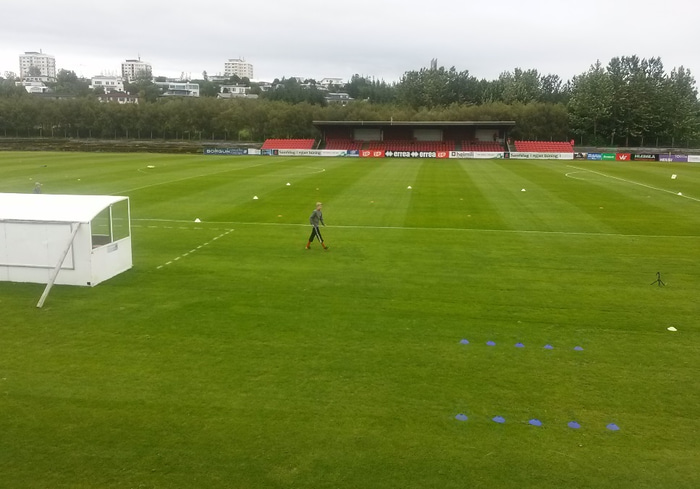 Valbjarnarvöllur árið 2014.