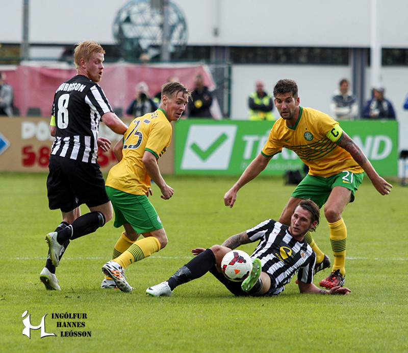 KR tapaði 0-1 fyrir Celtic á heimavelli sínum 2014.