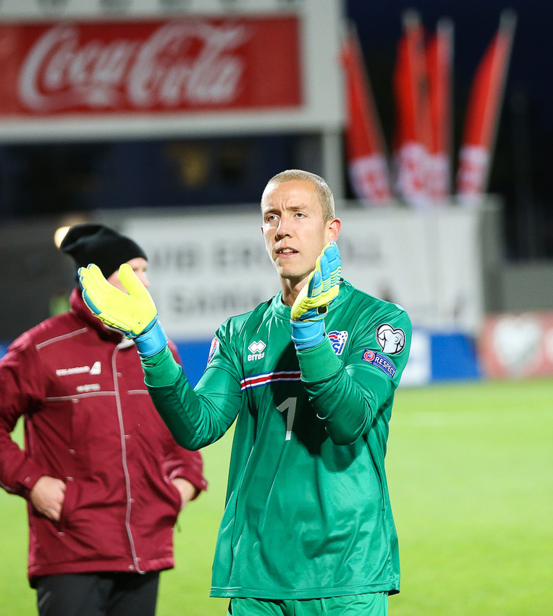 Hannes var að vonum ánægður með sigurinn.