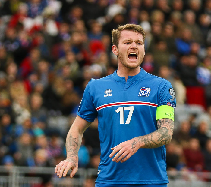Aron Einar Gunnarsson.