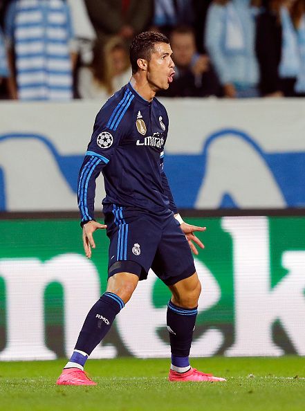 Cristiano Ronaldo er dæmi um fljótan og sterkan sóknarmann.