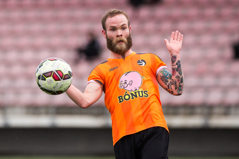 Ásgeir Börkur Ásgeirsson fyrirliði.