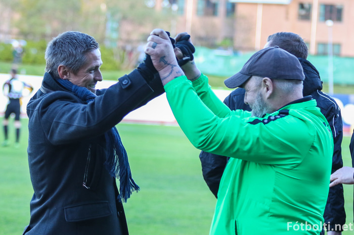 Arnar Grétarsson er þjálfari umferðarinnar.