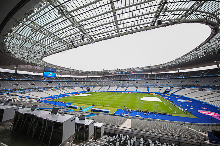 Stade de France leikvangurinn í París.