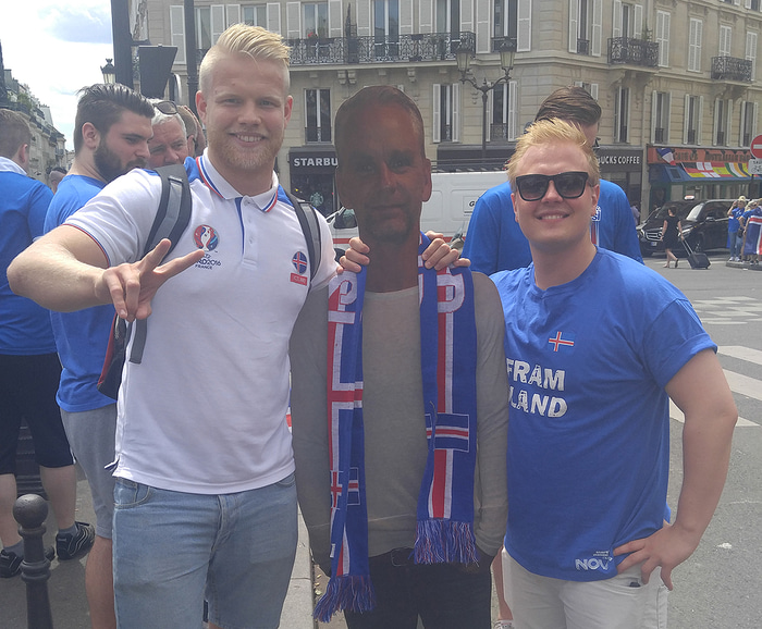 Egill Ploder (til hægri).