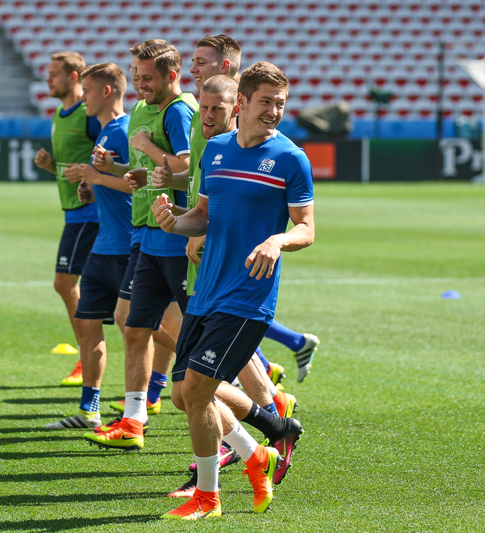 Haukur Heiðar í landsliðsverkefni.