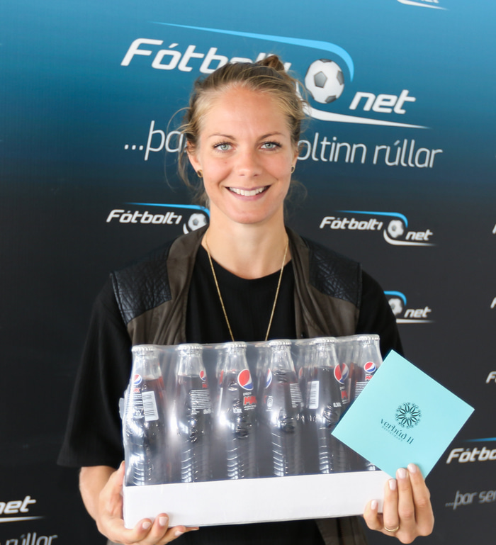 Harpa Þorsteinsdóttir markadrottning.