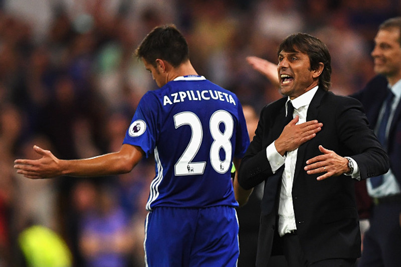Cesar Azpilicueta (Chelsea): Vann boltann oft í sigri Chelsea á Watford.