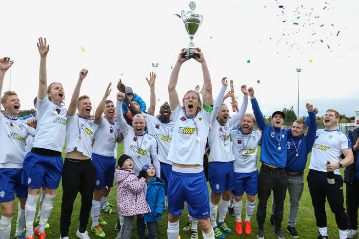 ÍR vann 2. deildina í fyrra.