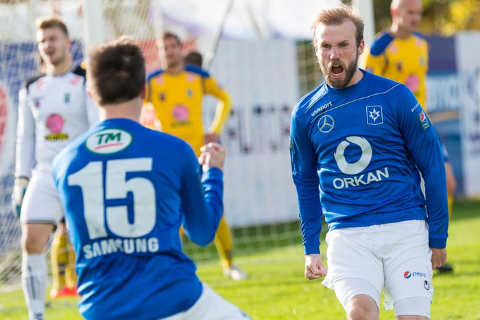 Daníel Laxdal er á sínum stað í vörninni.