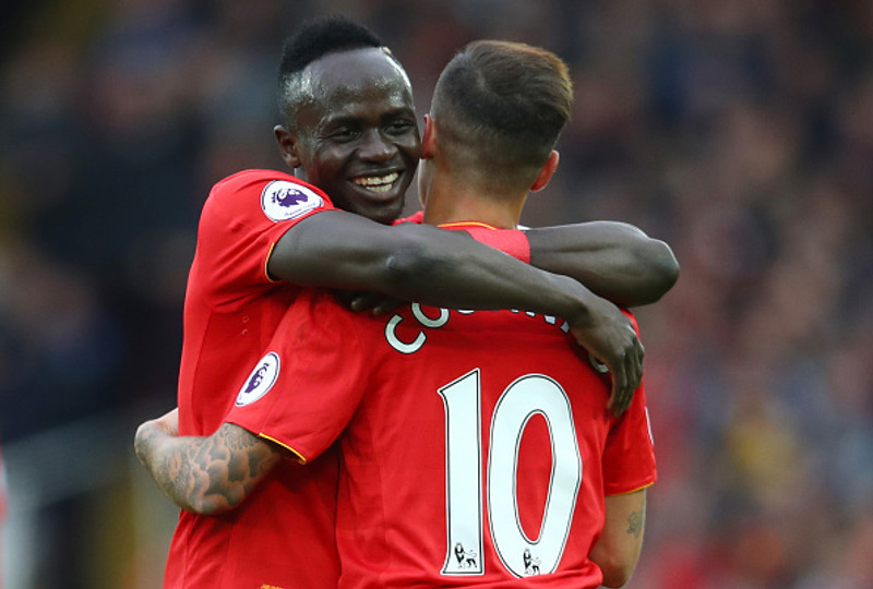 Saido Mane (Liverpool) - Setti tvö mörk fyrir Liverpool í 6-1 sigrinum á Watford í gær.