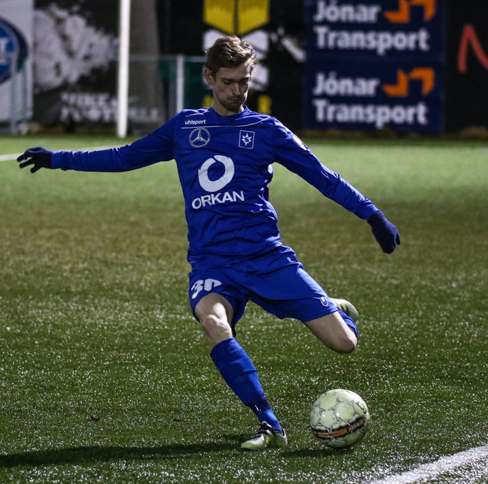 Jósef Kristinn kom frá Grindavík í Garðabæ í vetur.
