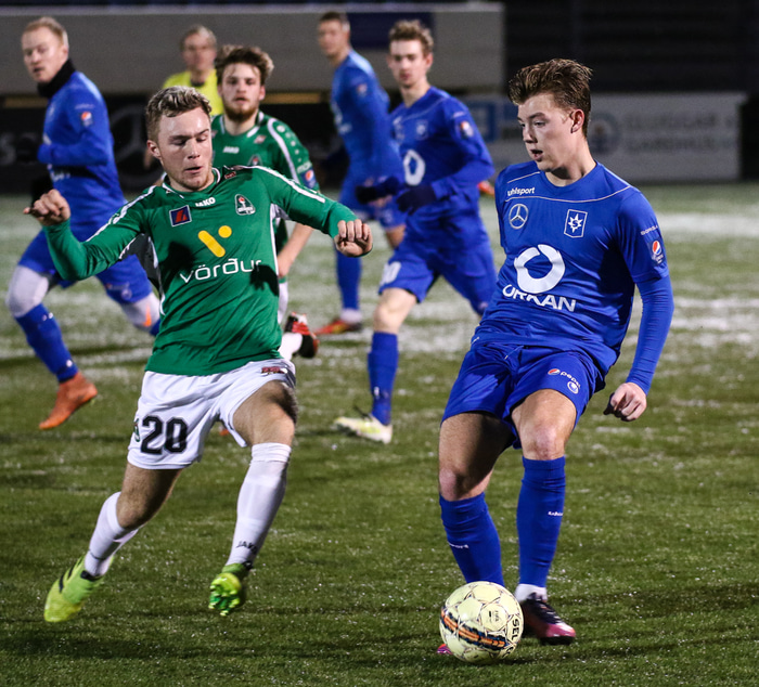 Kristófer Konráðsson er ungur og efnilegur.