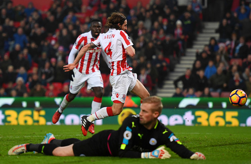 Joe Allen (Stoke) - Var á skotskónum í jafntefli gegn Leicester.