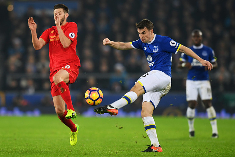Seamus Coleman (Everton) - Maður leiksins í grannaslagnum í gærkvöldi.