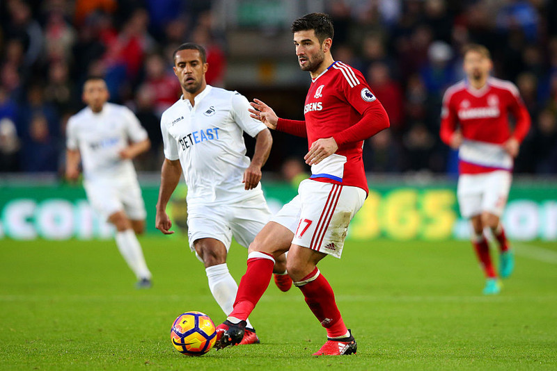 ANTONIO BARRAGAN | MIDDLESBROUGH | Tæklaði grimmt og sýndi mikla vinnusemi gegn West Brom.