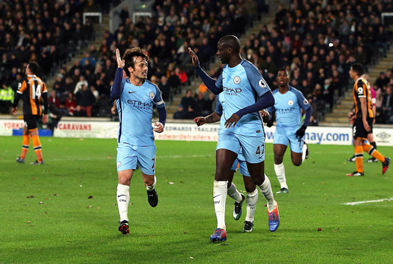 YAYA TOURE | MANCHESTER CITY | Áberandi í spilinu og skoraði úr víti þegar City rúllaði yfir West Ham.