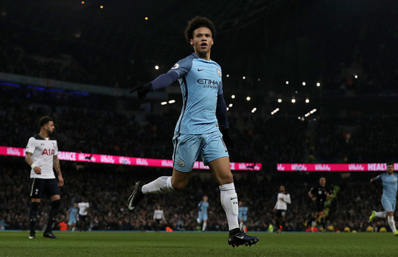 LEROY SANE | MANCHESTER CITY | Ógnandi og sískapandi gegn Hömrunum.