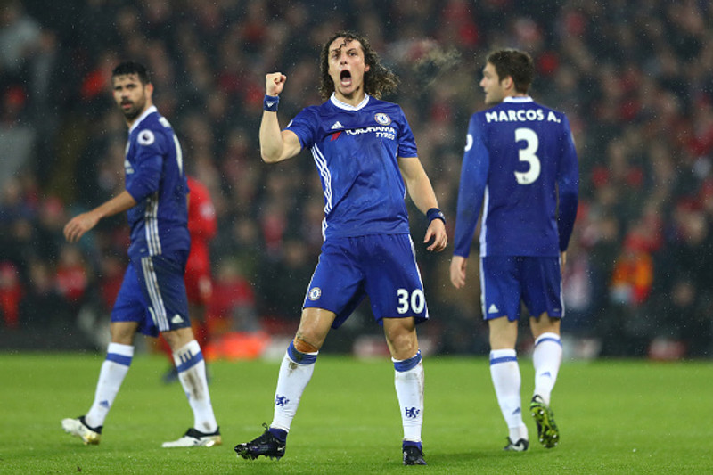 DAVID LUIZ | CHELSEA | Skoraði geggjað aukaspyrnumark gegn Liverpool. Fyrsta deildarmark hans fyrir Chelsea síðan í apríl 2013.