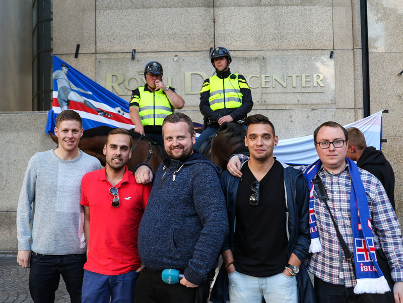 Fulltrúar Fótbolta.net sem fylgdu íslenska landsliðinu eftir til Amsterdam árið 2015.