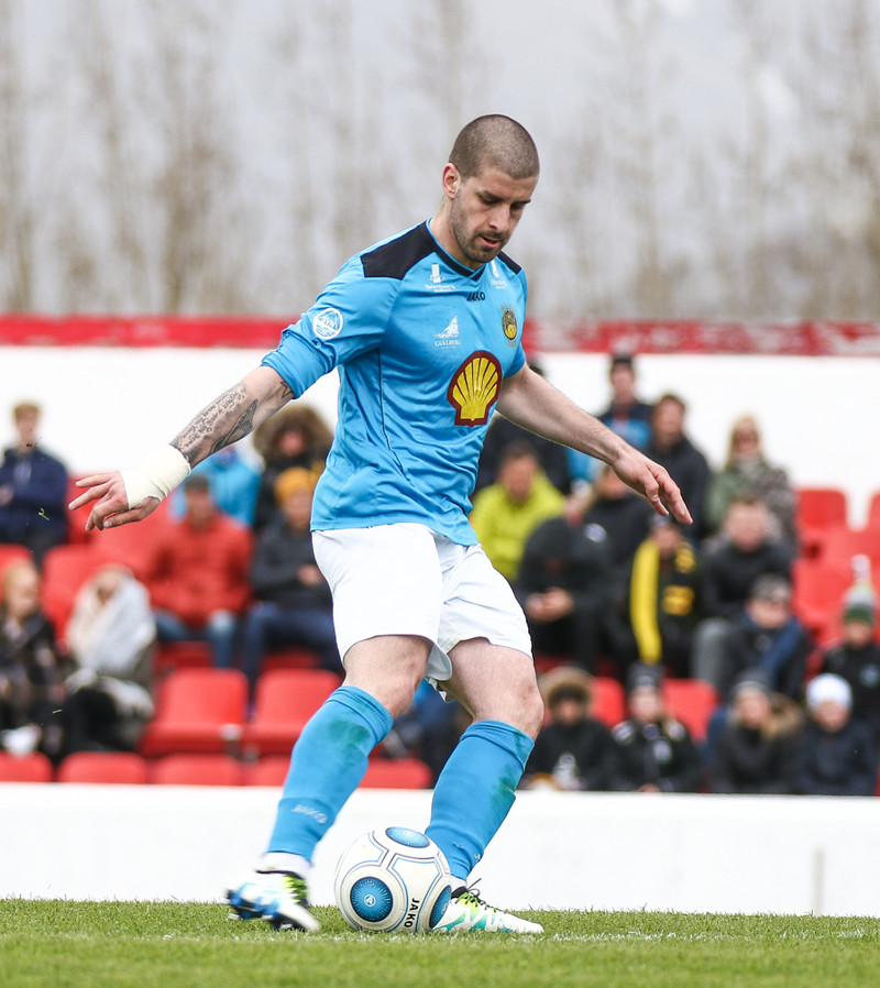 Stefan Spasic komst á blað.