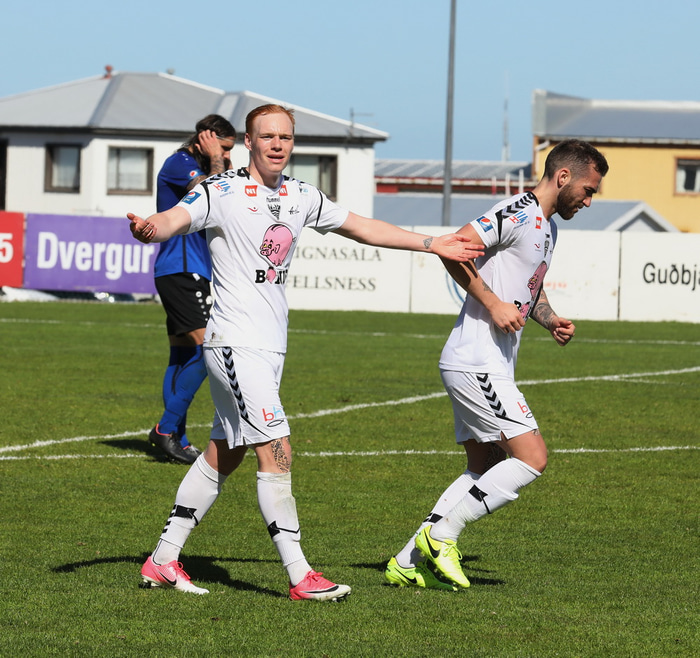 Arnór Gauti skorar og tekur selinn samkvæmt spá Hjálmars.